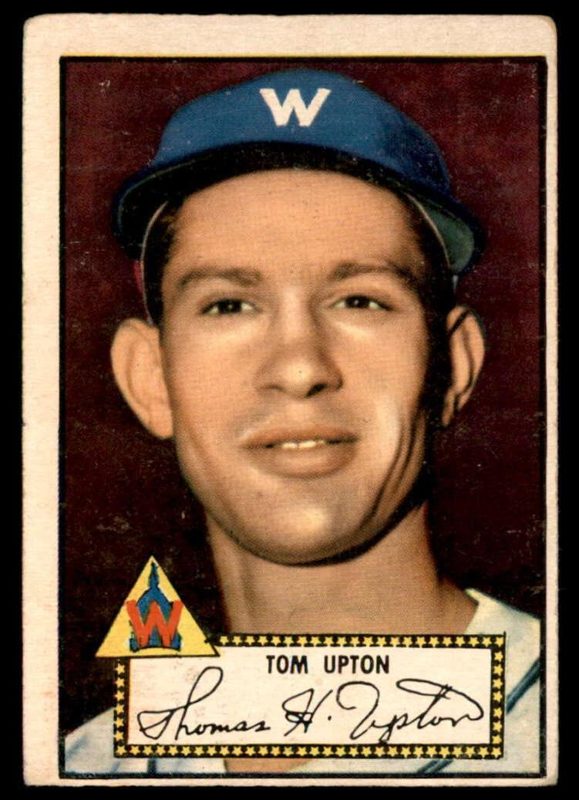 Tom Upton, 1952 Topps Baseball