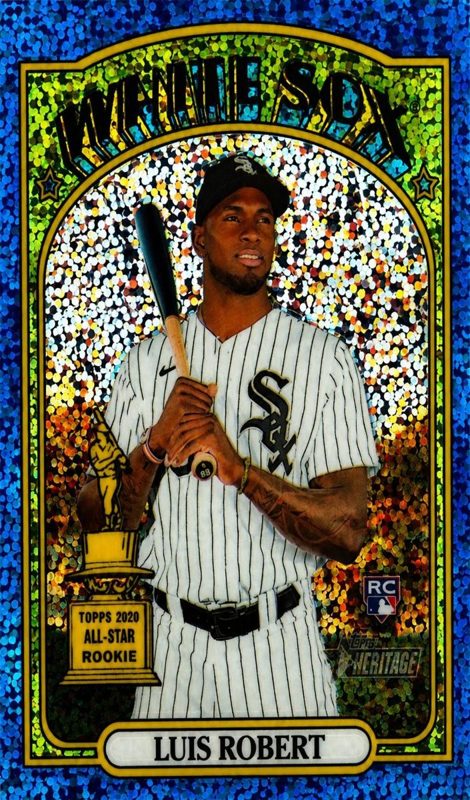 Luis Robert, 2021 Topps Heritage Chrome Baseball
