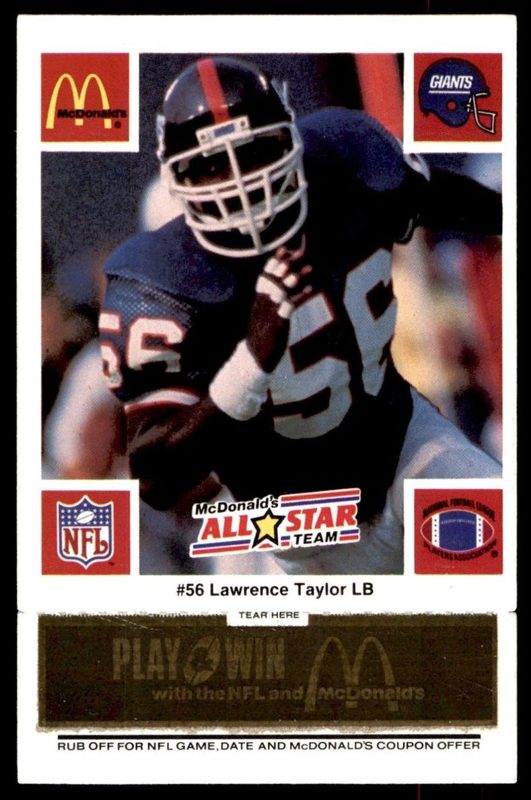 Lawrence Taylor, 1986 McDonald's Football
