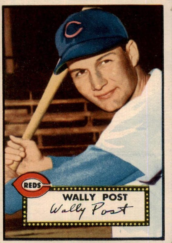 Wally Post, 1952 Topps Baseball