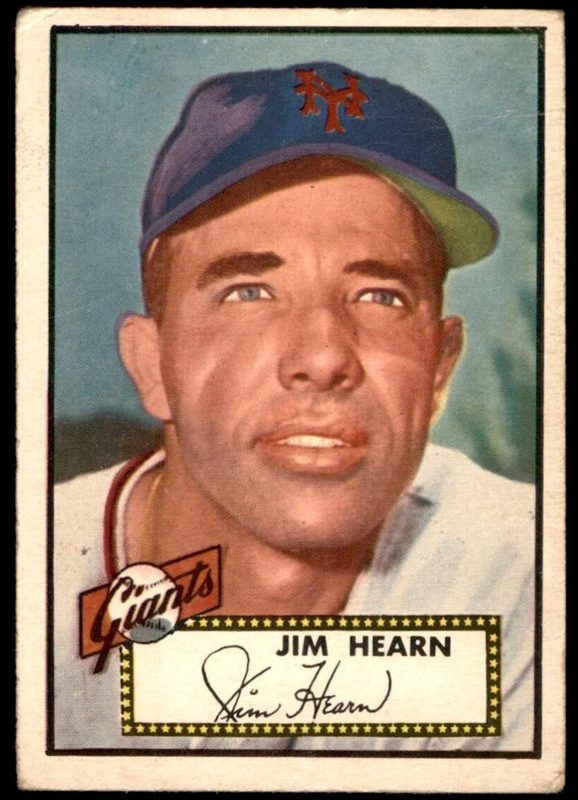 Jim Hearn, 1952 Topps Baseball