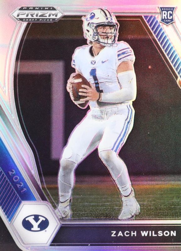 Zach Wilson, 2021 Panini Prizm Draft Picks Football