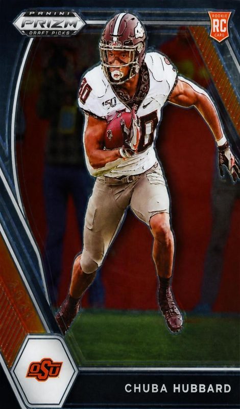 Chuba Hubbard, 2021 Panini Prizm Draft Picks Football