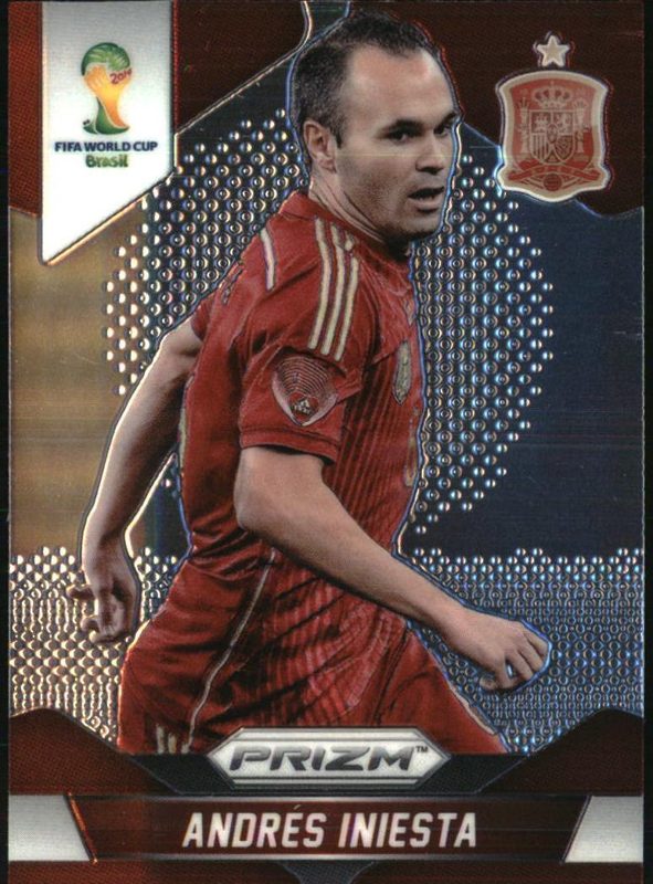 Andres Iniesta, 2014 Panini Prizm World Cup Soccer