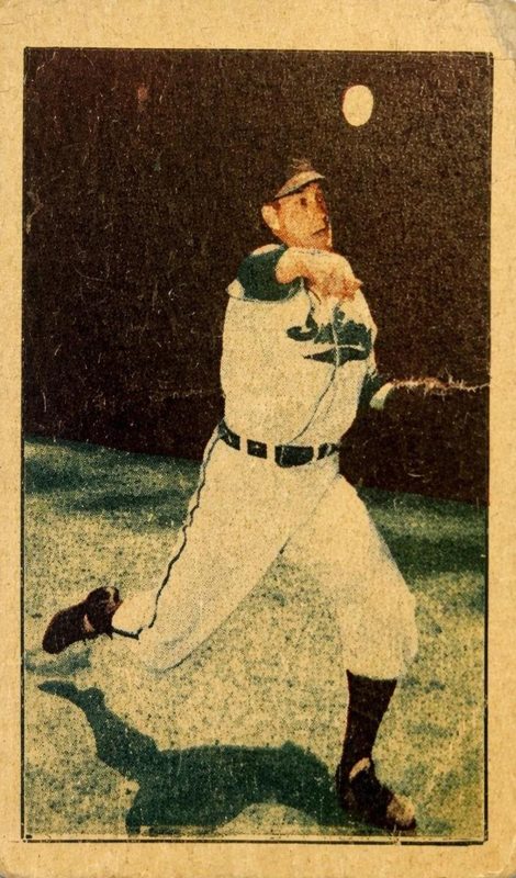 Bob Feller, 1952 Berk Ross Baseball