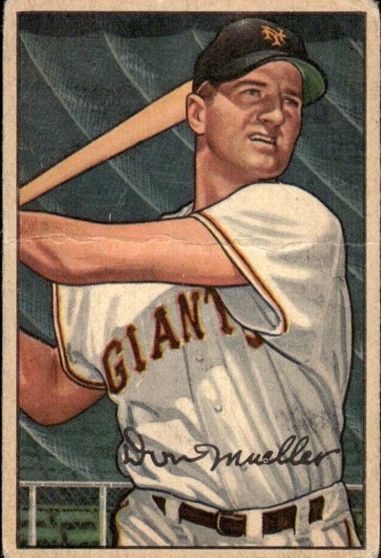 Don Mueller, 1952 Bowman Baseball