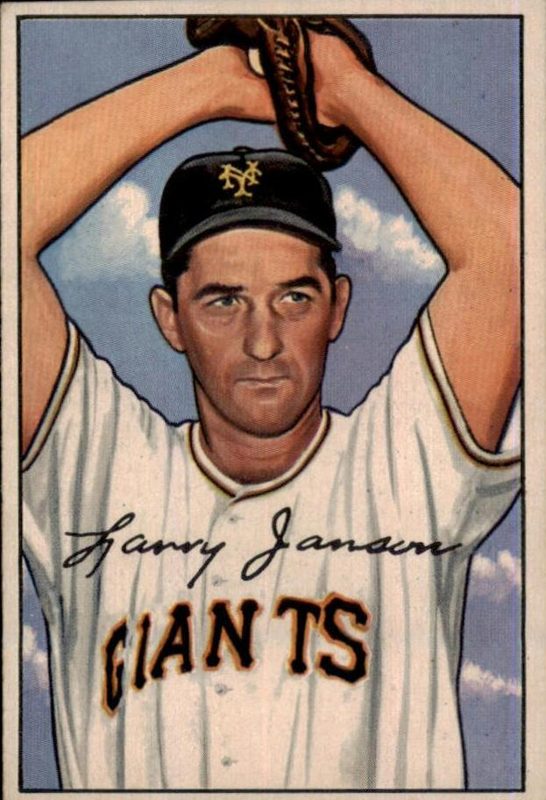 Larry Jansen, 1952 Bowman Baseball