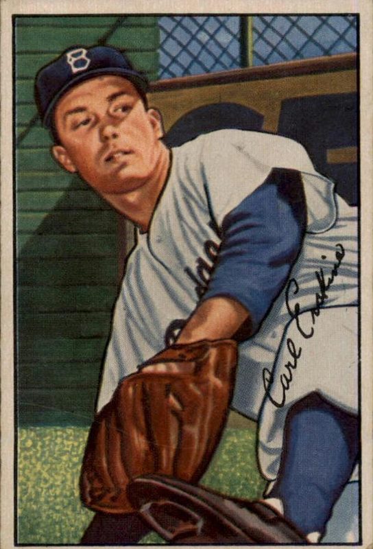 Carl Erskine, 1952 Bowman Baseball