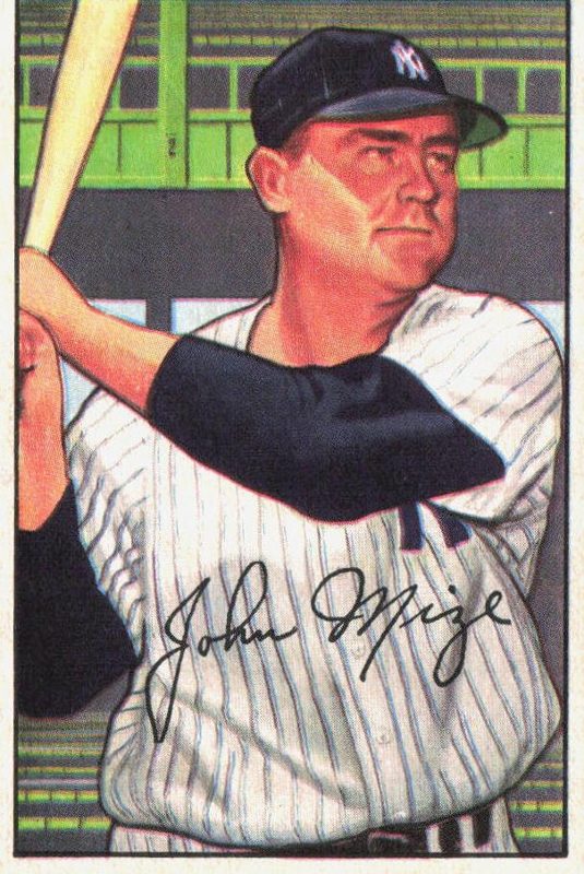 Johnny Mize, 1952 Bowman Baseball