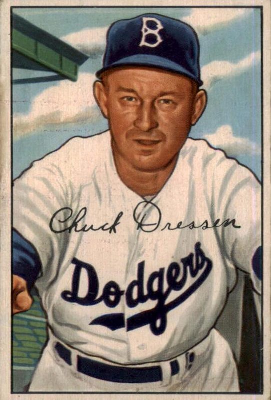 Chuck Dressen, 1952 Bowman Baseball