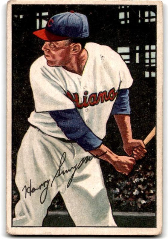 Harry Simpson, 1952 Bowman Baseball