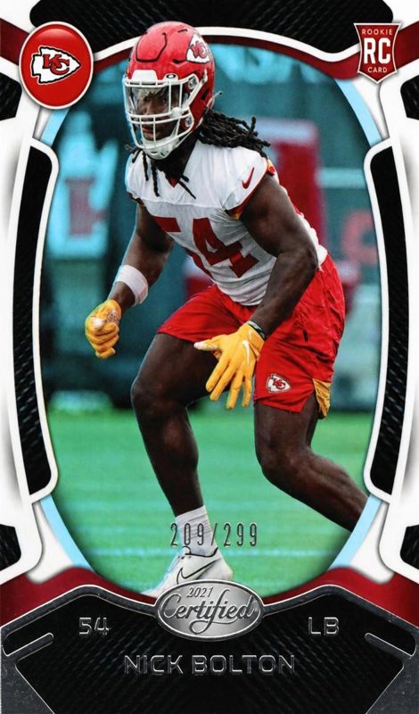 Nick Bolton, 2021 Panini Certified Football