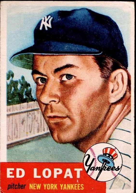 Ed Lopat, 1953 Topps Baseball