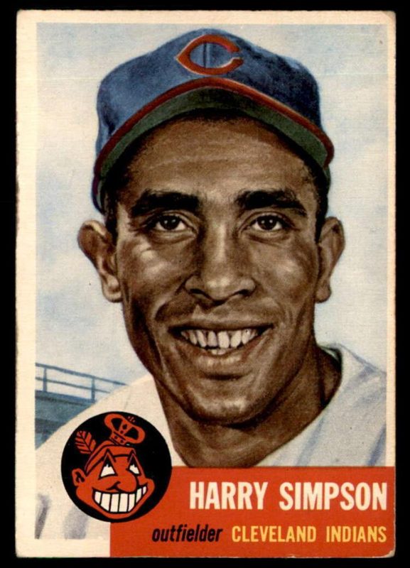 Harry Simpson, 1953 Topps Baseball