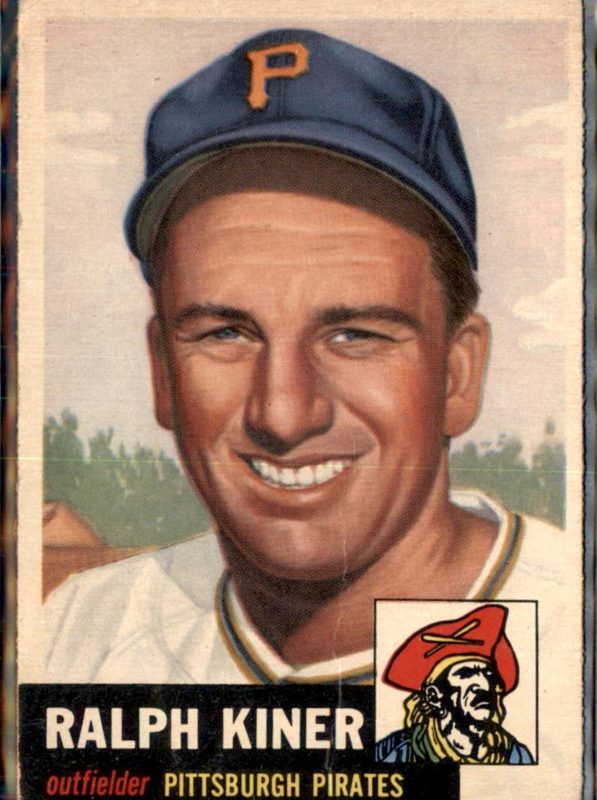 Ralph Kiner, 1953 Topps Baseball