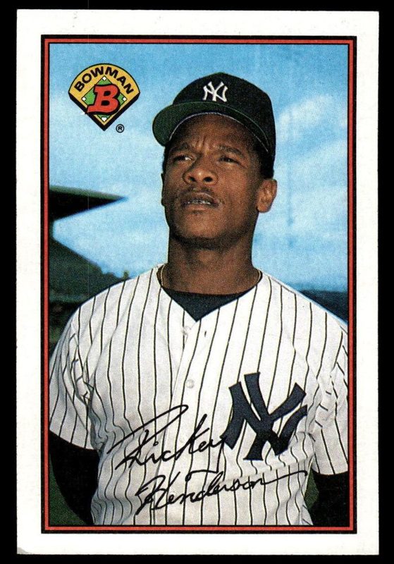 Rickey Henderson, 1989 Bowman Baseball