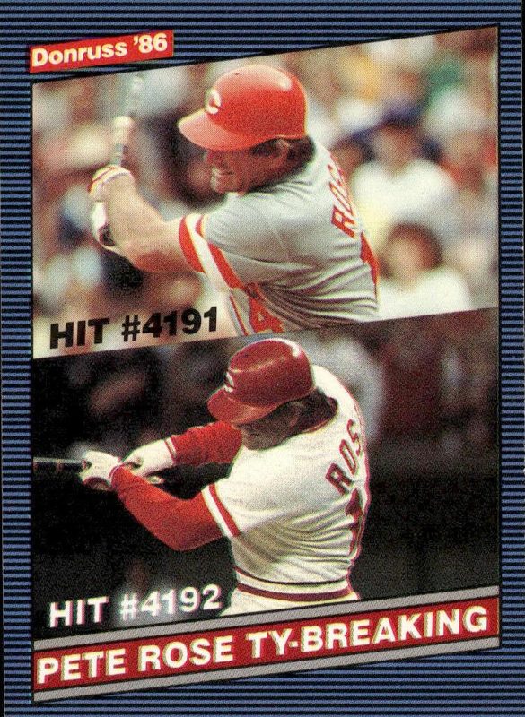 Pete Rose, 1986 Donruss Baseball