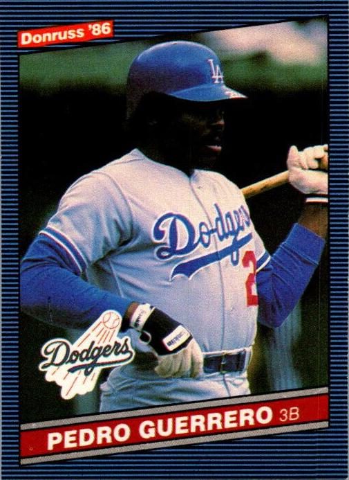 Pedro Guerrero, 1986 Donruss Baseball