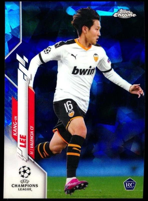 Kang-In Lee, 2019 Topps Chrome Sapphire UEFA Champions League Soccer