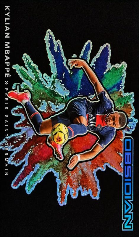 Kylian Mbappe, 2020 Panini Obsidian Black Soccer