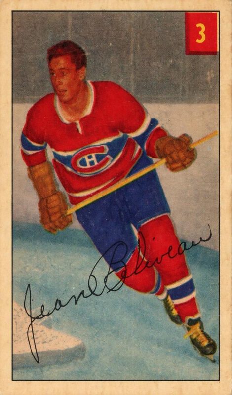 Jean Beliveau, 1954 Parkhurst Hockey