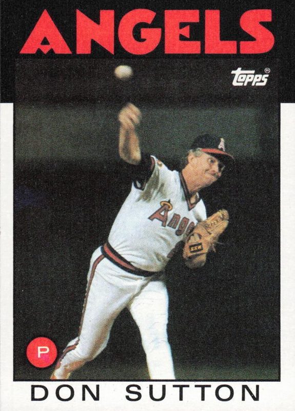 Don Sutton, 1986 Topps Baseball