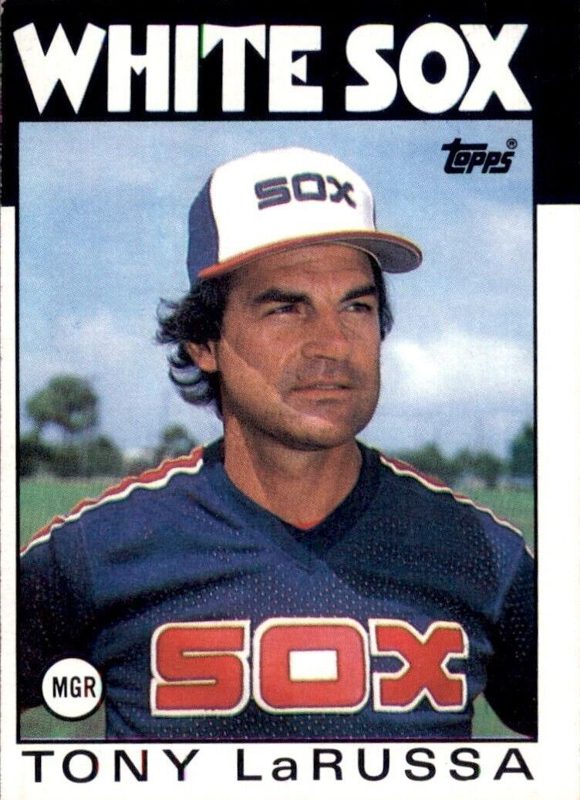 Tony LaRussa, 1986 Topps Baseball