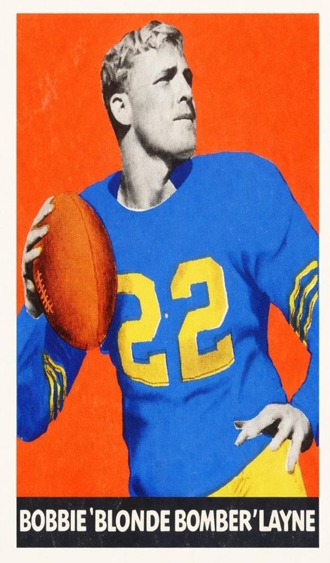 Bobby Layne, 1948 Leaf Football