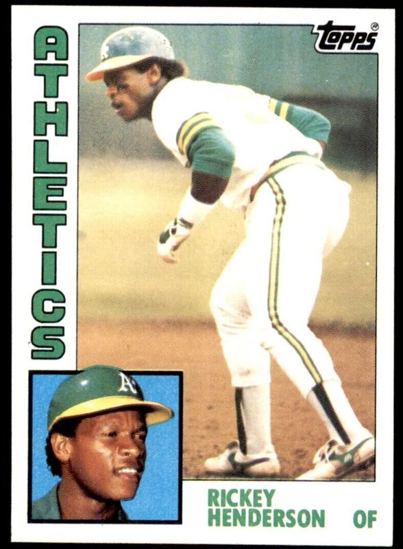Rickey Henderson, 1984 Topps Baseball