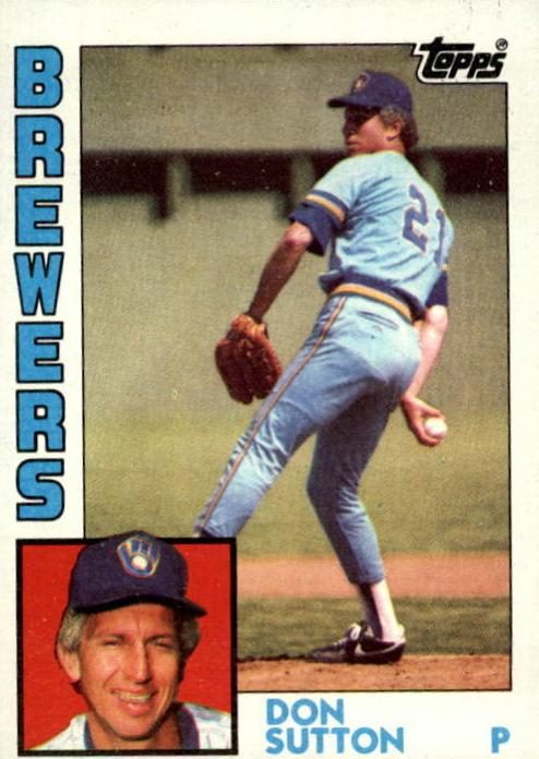 Don Sutton, 1984 Topps Baseball