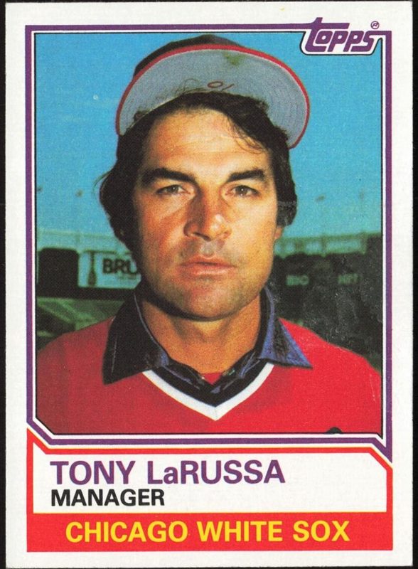 Tony LaRussa, 1983 Topps Baseball