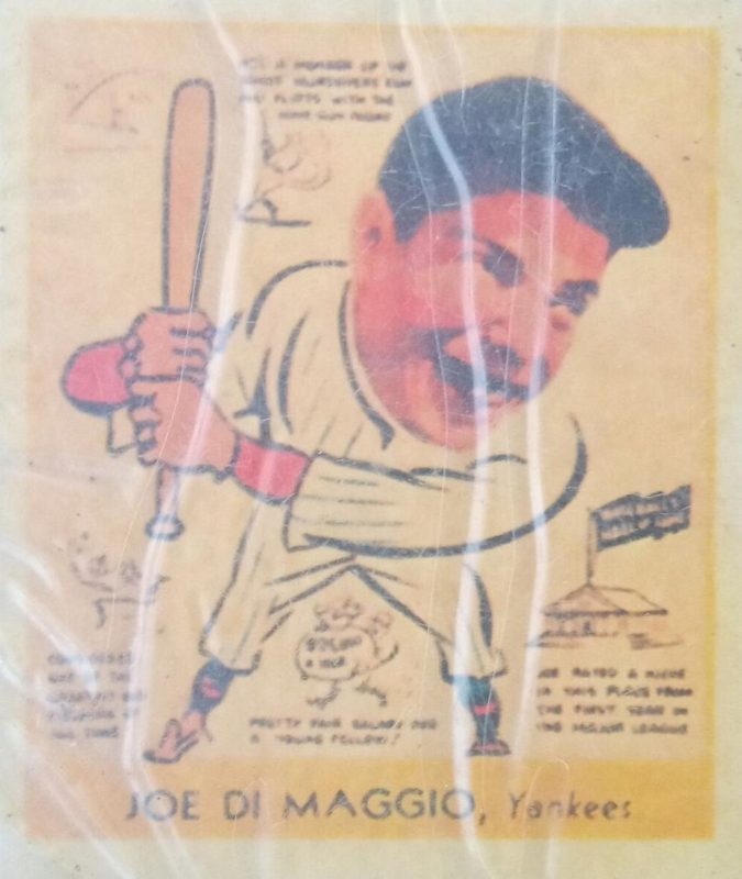 Joe Dimaggio, 1938 Goudey Heads Up Baseball
