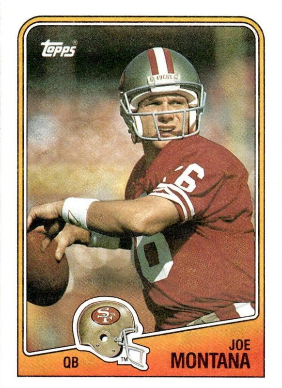 Joe Montana, 1988 Topps Football