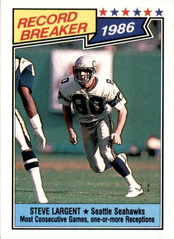 Steve Largent, 1987 Topps Football