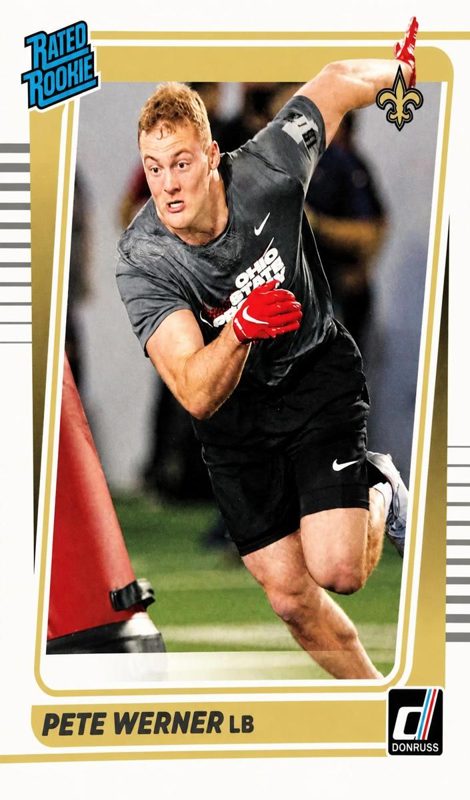 Pete Werner, 2021 Panini Donruss Football