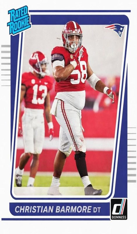 Christian Barmore, 2021 Panini Donruss Football