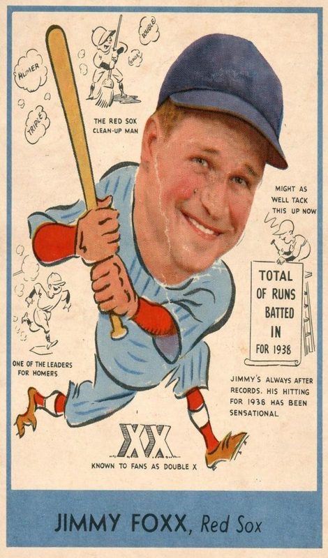 Jimmy Foxx, 1938 Goudey Heads Up Baseball