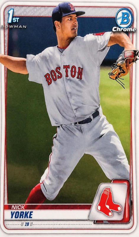 Nick Yorke, 2020 Bowman Chrome Draft Baseball