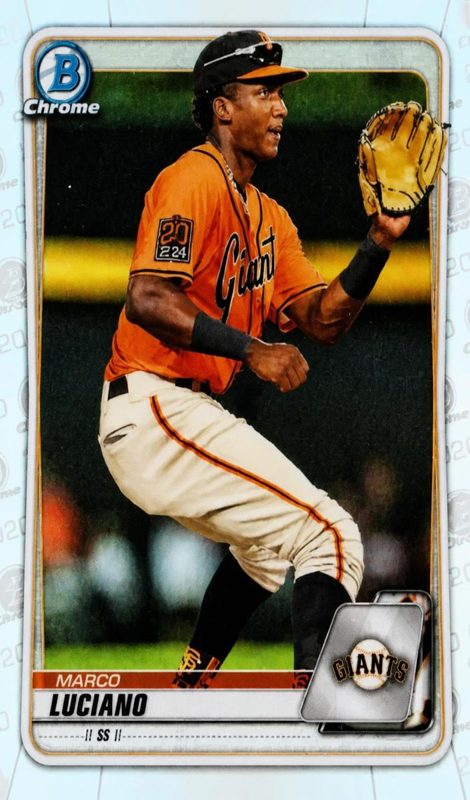 Marco Luciano, 2020 Bowman Chrome Draft Baseball
