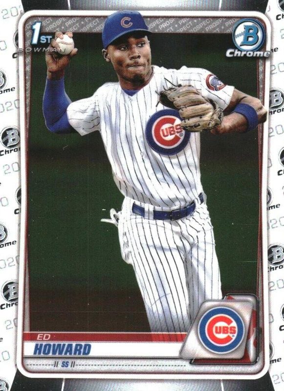 Ed Howard, 2020 Bowman Chrome Draft Baseball