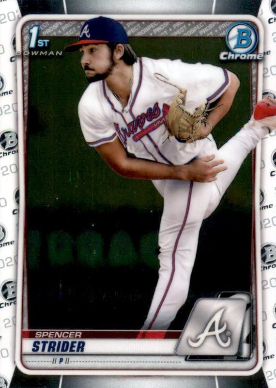 Spencer Strider, 2020 Bowman Chrome Draft Baseball