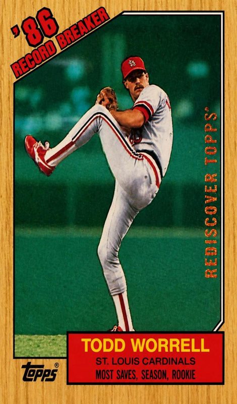 Todd Worrell, 1987 Topps Baseball