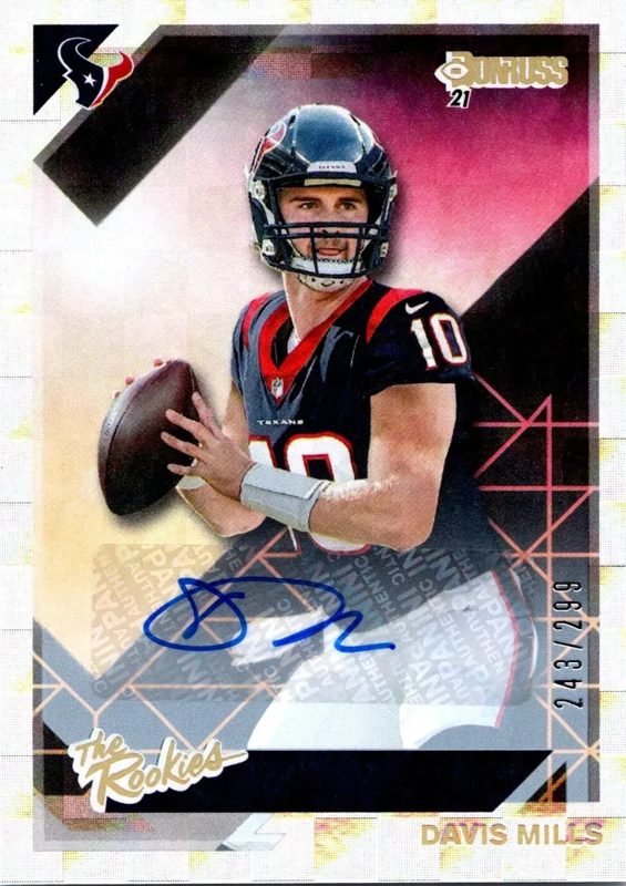 Davis Mills, 2021 Panini Donruss Football