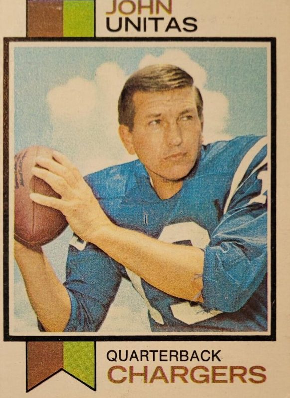 Johnny Unitas, 1973 Topps Football