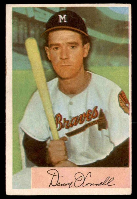 Danny O'Connell, 1954 Bowman Baseball