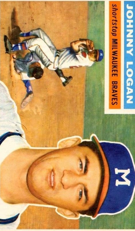 Johnny Logan, 1956 Topps Baseball