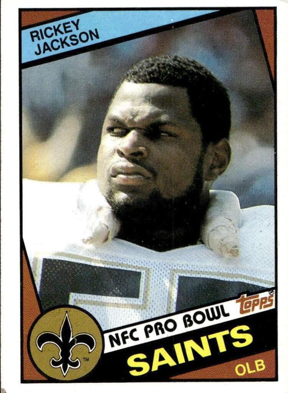 Rickey Jackson, 1984 Topps Football