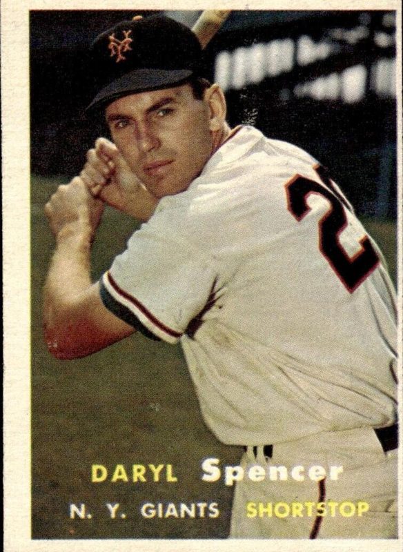 Daryl Spencer, 1957 Topps Baseball