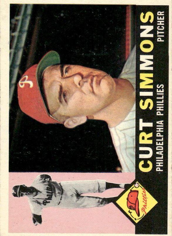 Curt Simmons, 1960 Topps Baseball