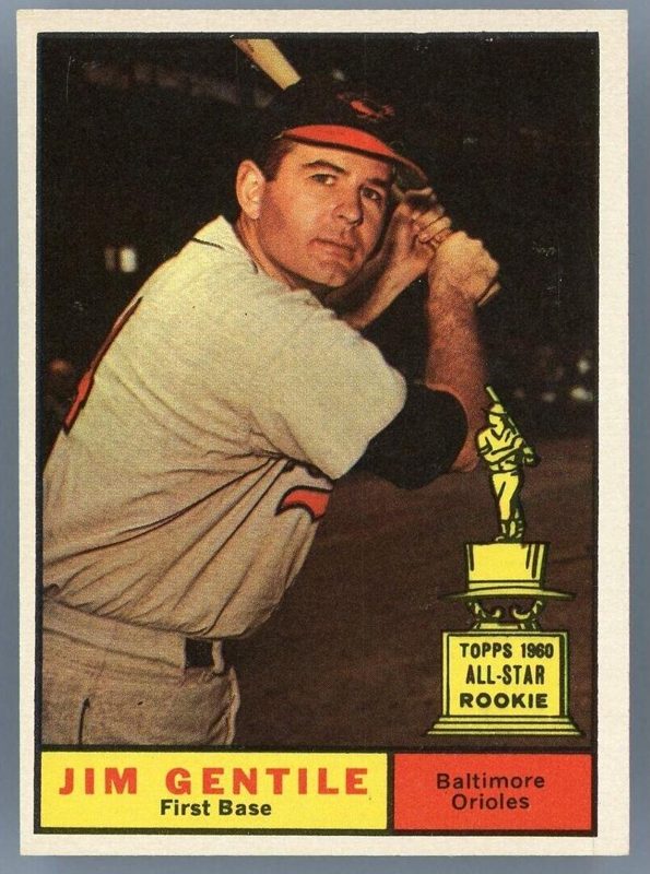 Jim Gentile, 1961 Topps Baseball
